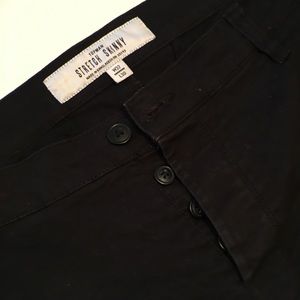 Topman Stretch Skinny Pants | Black | 32/31